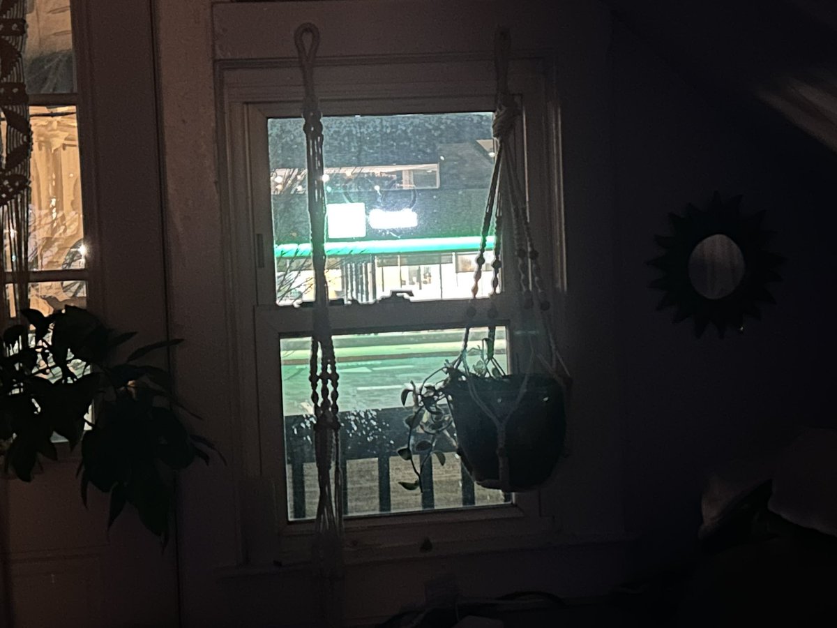 kmckeon89's tweet photo. @TDBank_US you recently remodeled one of your banks near me. For some reason you thought it was necessary to light the main road and the residential streets on the side. This is the view from my house now.  This is downright obnoxious and unnecessary. https://t.co/40qkwbaeIL