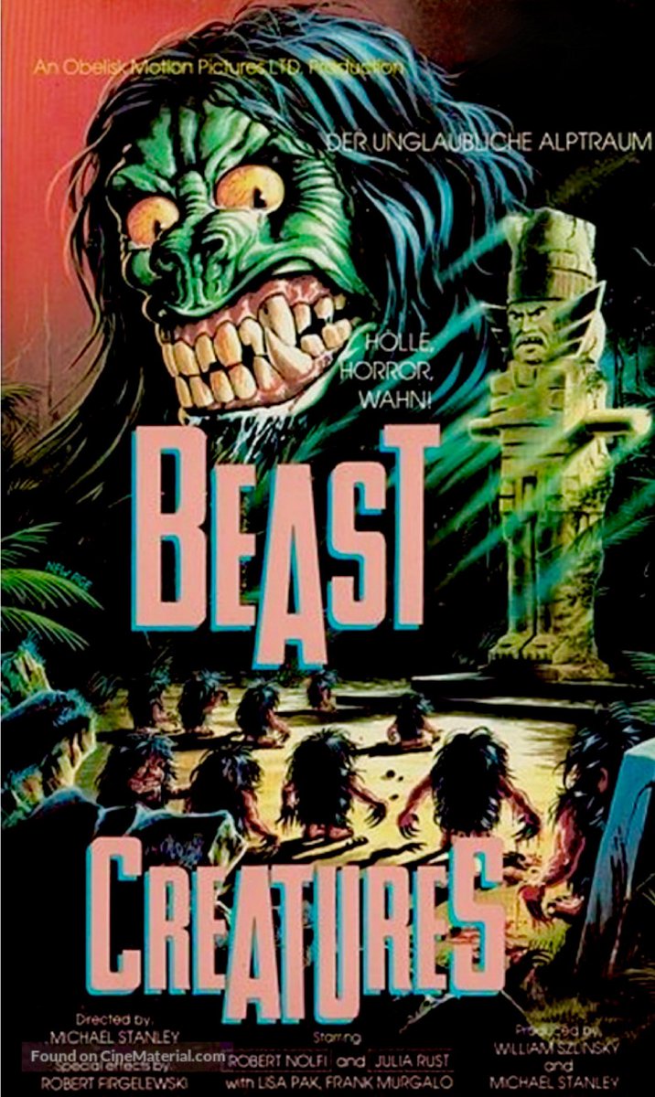 analgesicsleep's tweet photo. Posters for “Attack of the Beast Creatures” AKA “Hell Island” from the USA and Germany
#MadWed #AttackOfTheBeastCreatures #horror #80smovies https://t.co/Nau7pKd39O