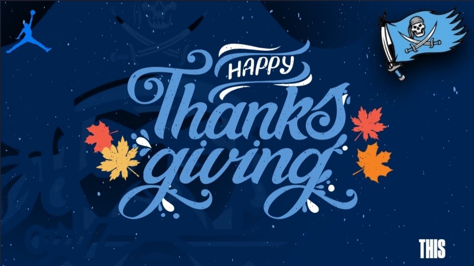 THIS Thanksgiving enjoy the food, family, and football. Be Thankful to Be A BUC.