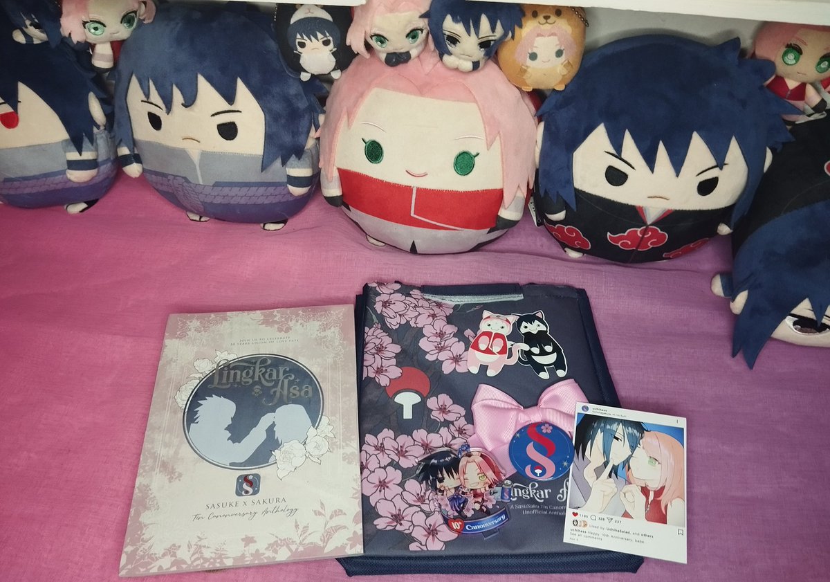 ssfushikugi's tweet photo. Muchas gracias, el paquete llegó por fin 🥹 me encanta todo 🩷💜

✨🌸🍅🌸🍅🌸✨
#SSLingkarAsa #Sasusaku https://t.co/t0J3N6kpVj