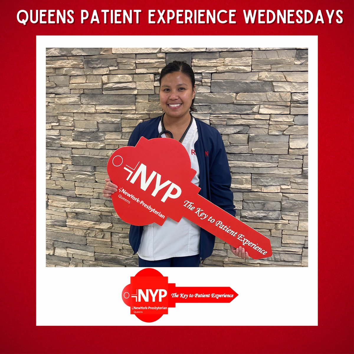 (1/4) The Thankful-est Wednesday of 2024! I am thankful for all those who go above and beyond for their patients and those who never forget good Patient Experience is good care! This week we recognize the #Amazing Maria! Maria is a Registered Nurse here at <a href="/nyphospital/">NewYork-Presbyterian</a> Queens!