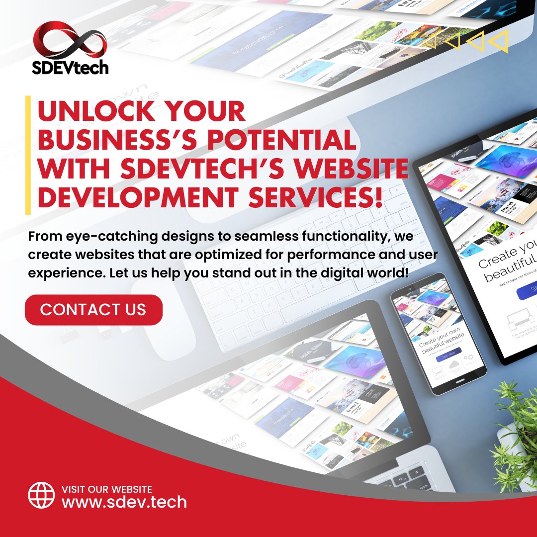 SDevTechnologi1's tweet image. 🌐 From eye-catching designs to seamless functionality, we create websites that are optimized for performance and user experience. 🚀Let us help you stand out in the digital world!
Read more:
sdev.tech/website-develo…
#SDEVtech #DigitalSolutions #WebDevelopmentPH #DigitalSuccess