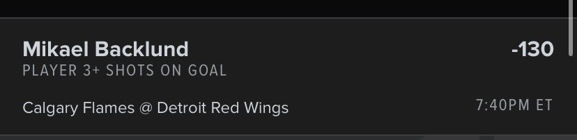 11/27/2024

FIRST ever post🔥

Mikael Backlund 3+SOG

COLLAB WITH: <a href="/SmoodPicks/">SmoodPicks</a> 🍻