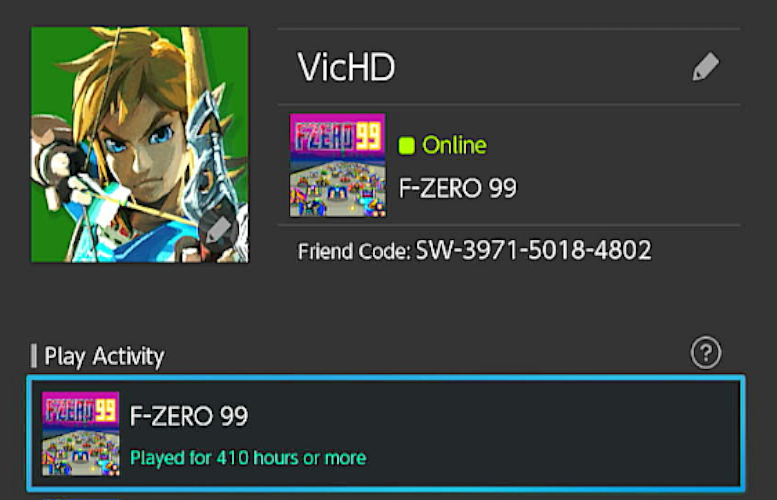 VictorFioriHD's tweet photo. So, Nintendo. After 410 hrs of F-Zero 99 and counting, I'm waiting for an F-Zero GX remaster on the Switch or its successor. Maybe a new game down the road. How about it? 

Don't hit the brakes yet. There is interest in this IP, now get to it! 

#FZERO99  #Fzero #Bringbackfzero https://t.co/gvTGAsiEiG