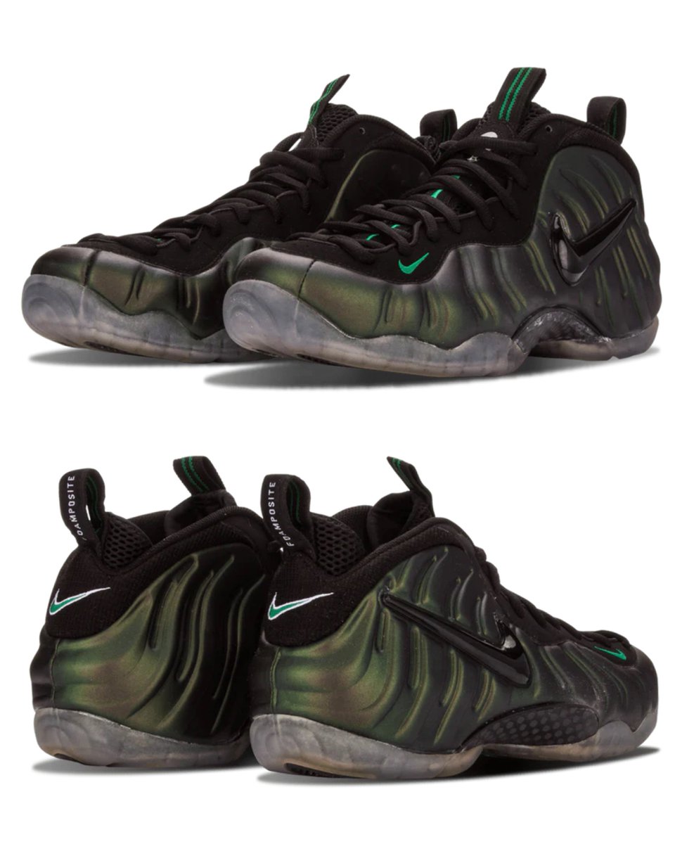 zSneakerHeadz's tweet photo. “Pine Green” Nike Air Foamposite Pro expected to return Holiday 2025 🌲👀
✍️: @zSneakerHeadz x @sneakerfiles https://t.co/cLhP5Ulj5M