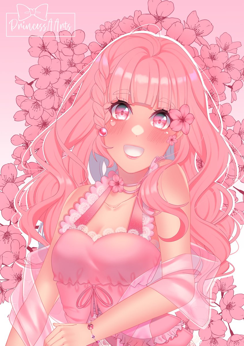 princessaarts's tweet photo. Showing her off again 🌸🌸 My Roseberry Bubblegum 

#artmoots #artshare https://t.co/NWhj4iNNSh