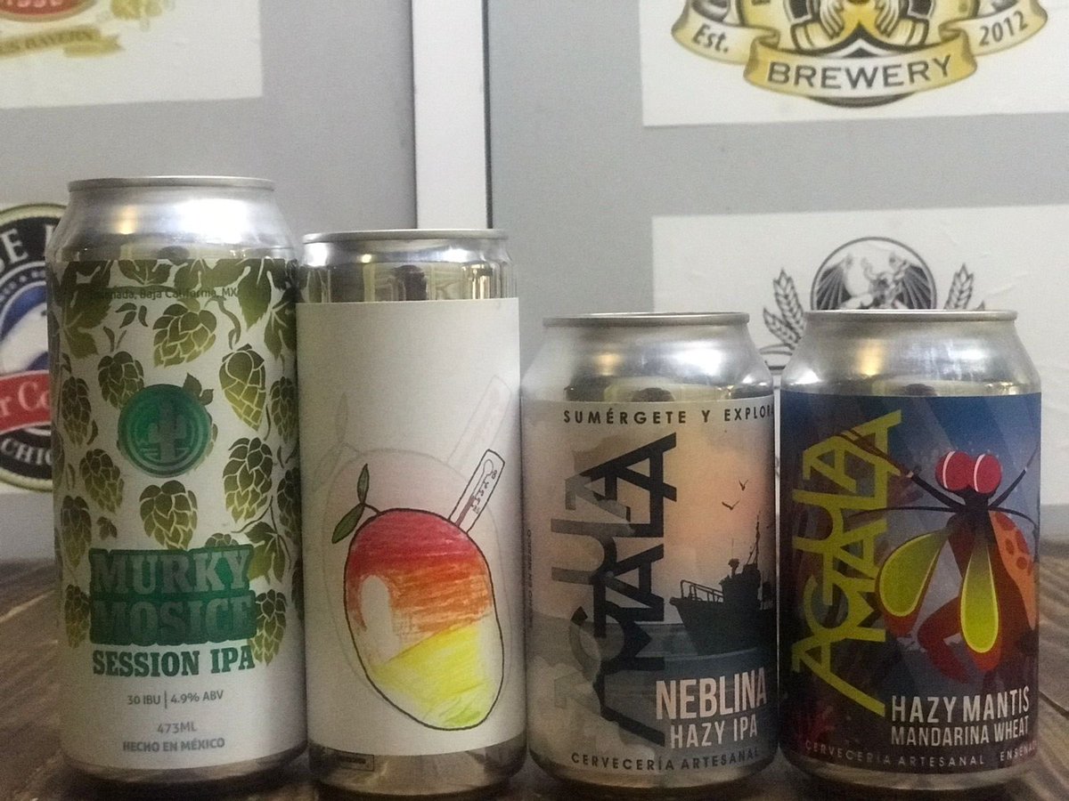 Beer_Bazar's tweet photo. Cierra la semana con estas delicias…

Cardera Murky Mosice Session IPA 4.9%
Breswky Mangofeber IPA con mango 4.2% 
Agua mala Niebla Hazy IPA 6.4%
Agua mala Hazy Mantis trigo con mandarina 5.5% https://t.co/eGdssymCEW
