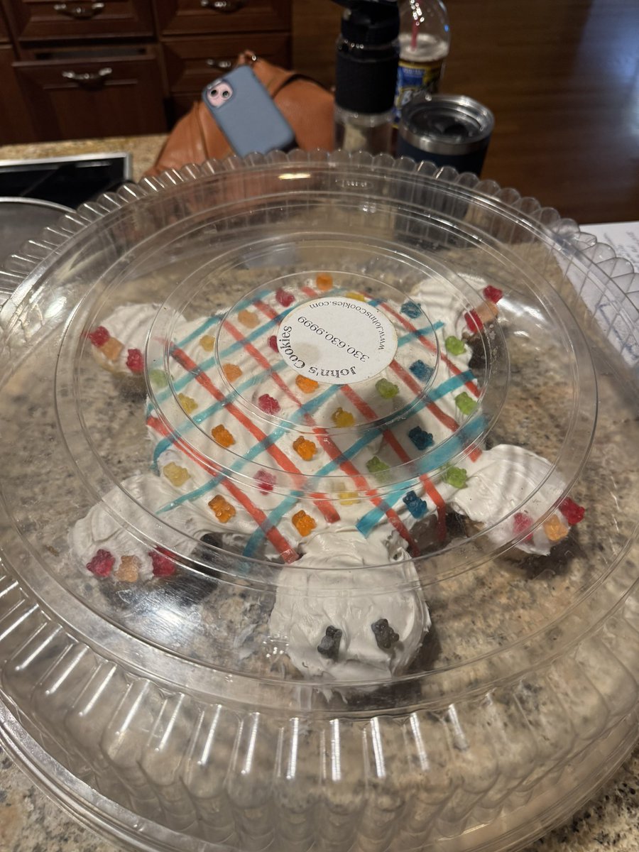 sketegrand's tweet photo. TURTLE CAKE @Blutman27 Same number of M&Ms (Gummy Bear shaped) every time ‼️ https://t.co/DuMYdgZXYq