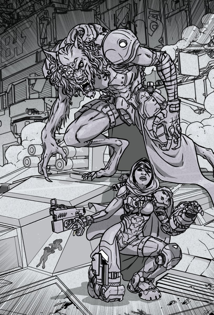 #littleredridinghood #werewolf #wolfman #space #cyberpunk #comicart #pinup #scifi #comicartist <a href="/HuionEspanol/">Huion Español</a> <a href="/HuionTab/">Huion</a> <a href="/clipstudiopaint/">CLIP STUDIO PAINT</a>