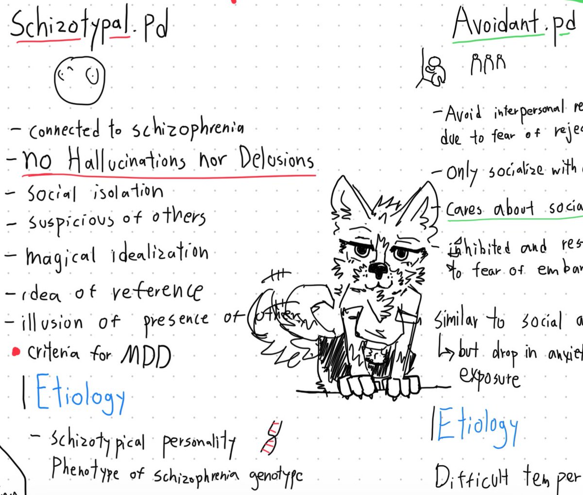 when the dog again distracts me from my schizotypal personality ...