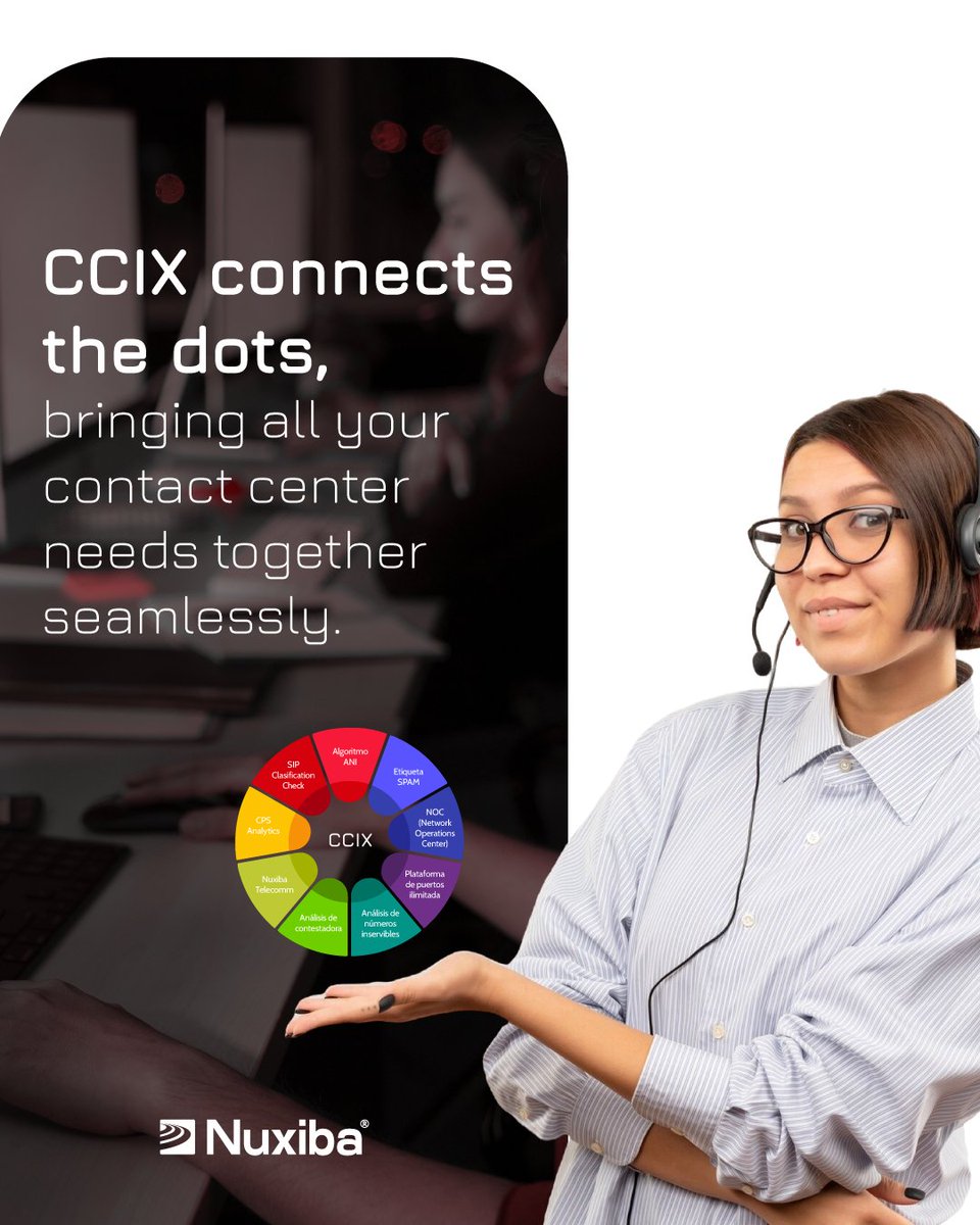 Nuxiba_'s tweet image. By syncing data, AI, and predictive tools, CCIX drives efficient communication flows, boosts productivity, and enhances customer interactions in real time. 💼✨
Discover more here: nuxiba.com
#CustomerEngagement #SoftwareForCallCenter #CCIX #CallCenterVoIP