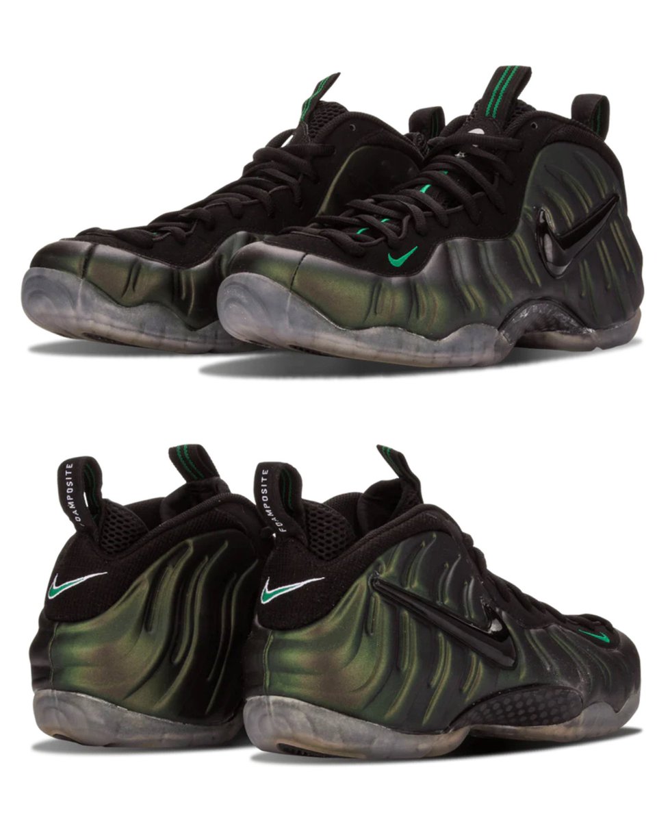 nicekicks's tweet photo. The Nike Air Foamposite Pro “Pine Green” is expected to return Holiday 2025, per @zSneakerHeadz x @sneakerfiles 👀🌲 https://t.co/mhq9qg3fPI