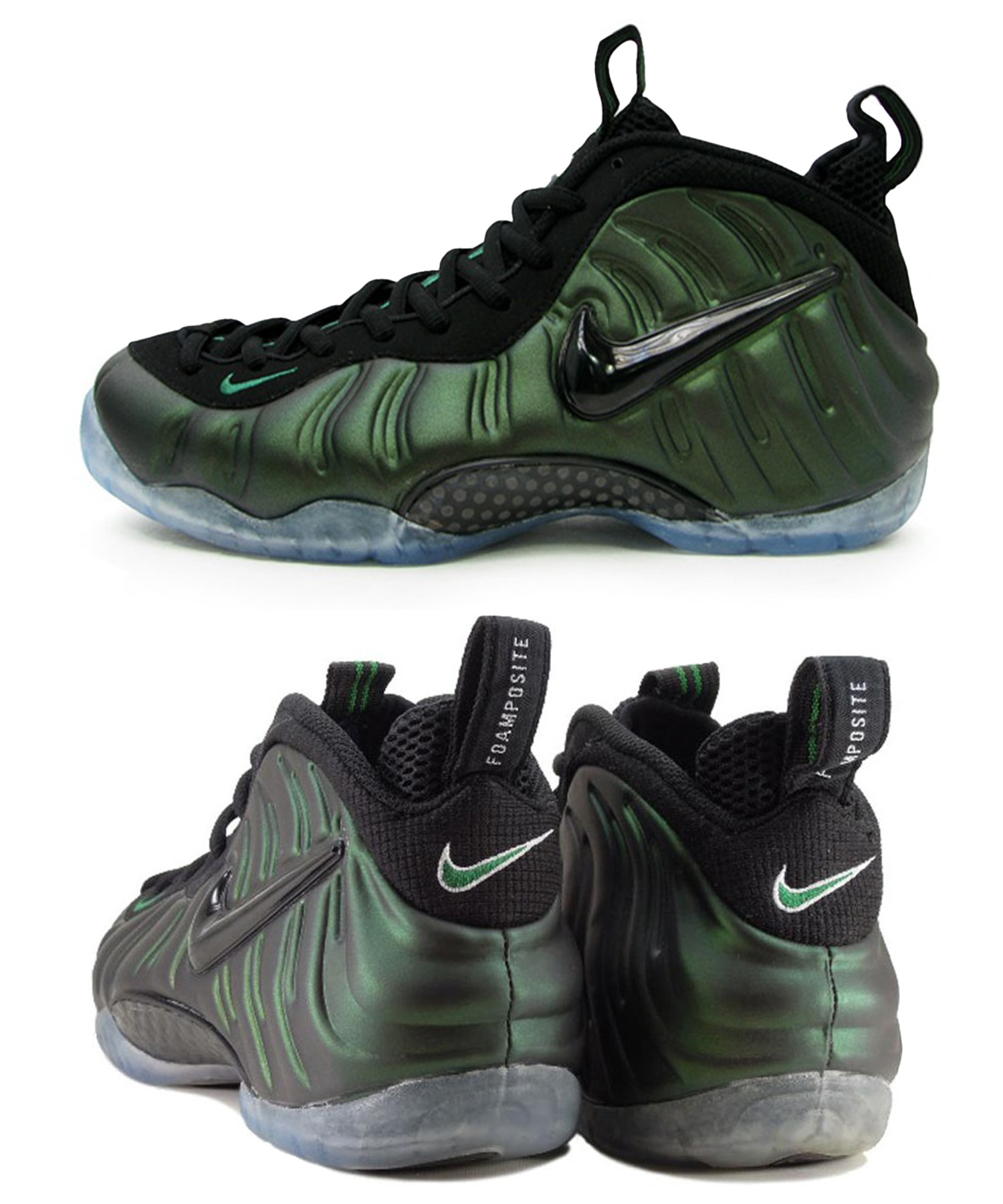 Green nike foams new arrivals