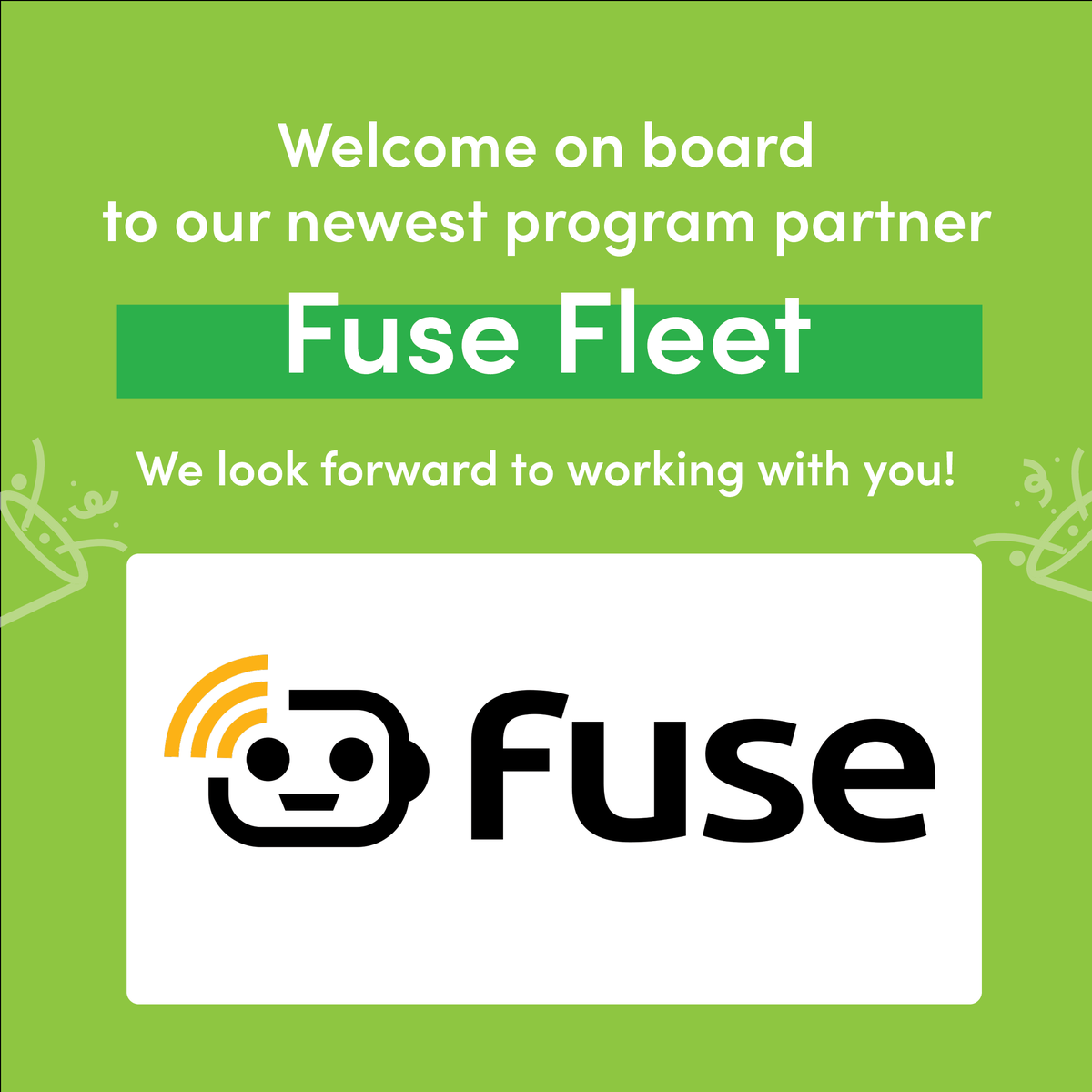 NRSPPaus's tweet photo. We’re thrilled to introduce our newest program partner, Fuse Fleet! https://t.co/aFws0qAYIg