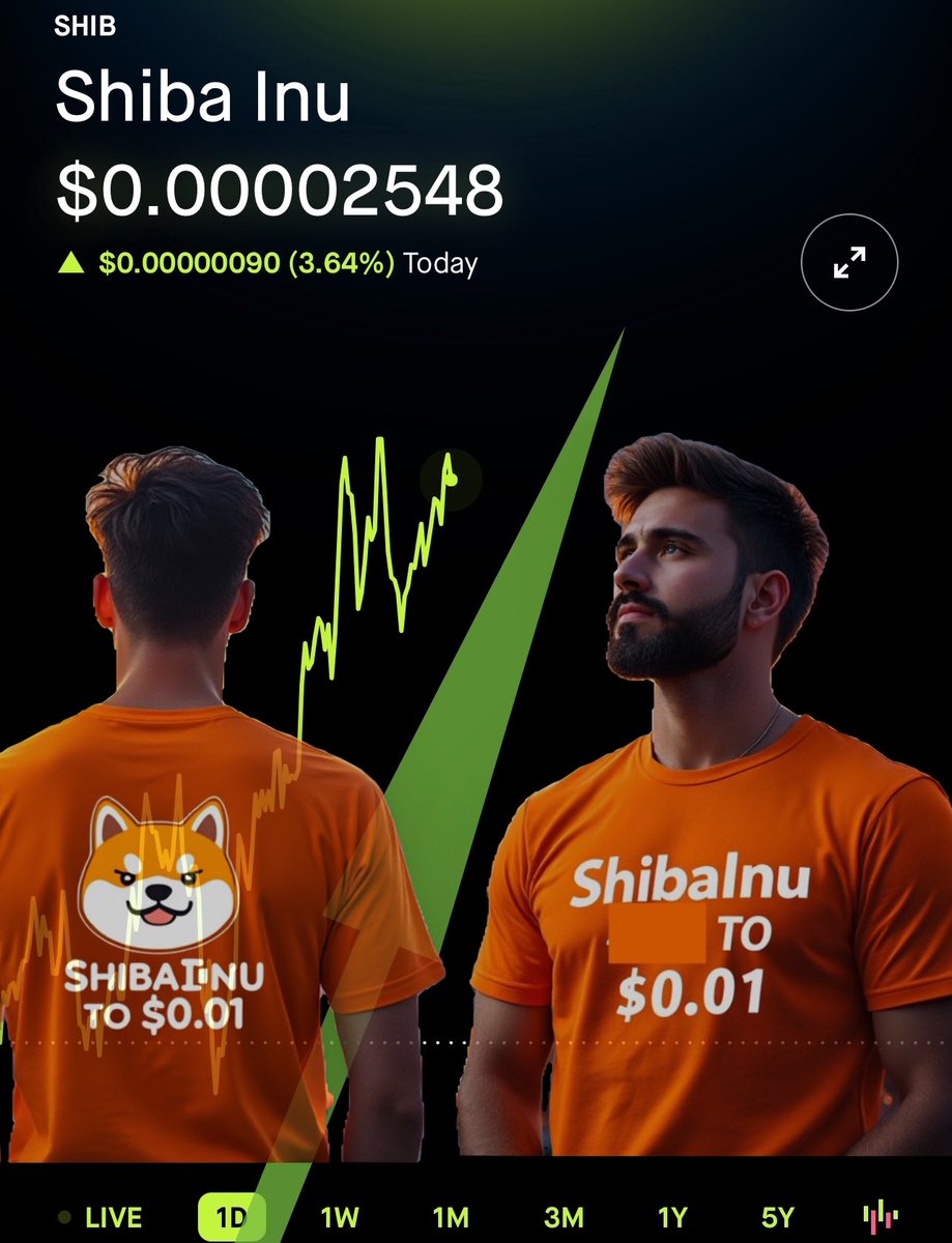 Follow your dreams, set your destiny and make it happen 🚀🚀🚀🌖
#SHIB TO ONE CENT ‼️‼️‼️