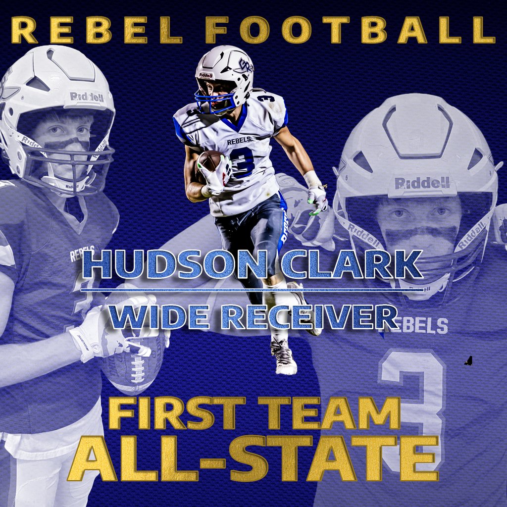 RebelNation (@gr_rebels) on Twitter photo Congrats Hudson Clark! 1st Team All-State. #rebelnation Congrats Hudson Clark! 1st Team All-State. #rebelnation