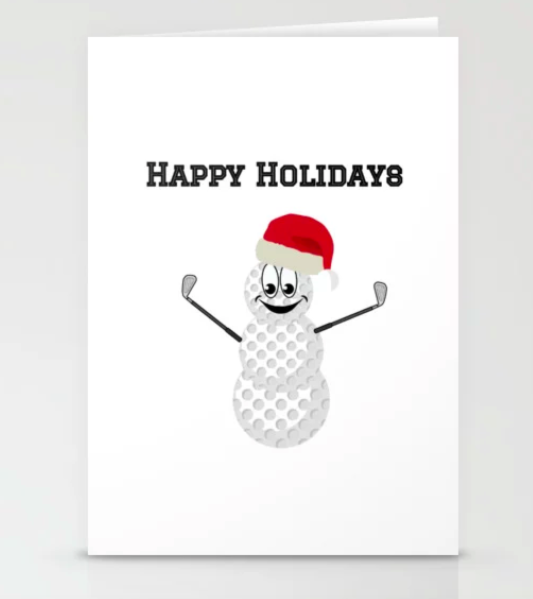 MascotDesigns1's tweet photo. Our golf snowman is wearing a santa hat & wishing everyone a happy holidays!
Shown on greeting/holiday cards
Other products/other golf gifts/other sports
Buy here: https://t.co/uzv1GjVujB
#BuyIntoArt #GolfGifts #GolfChristmas #GolfSanta #GolfMom #GolfDad #Golfer #GolfTeam https://t.co/JI5y0OxyKL