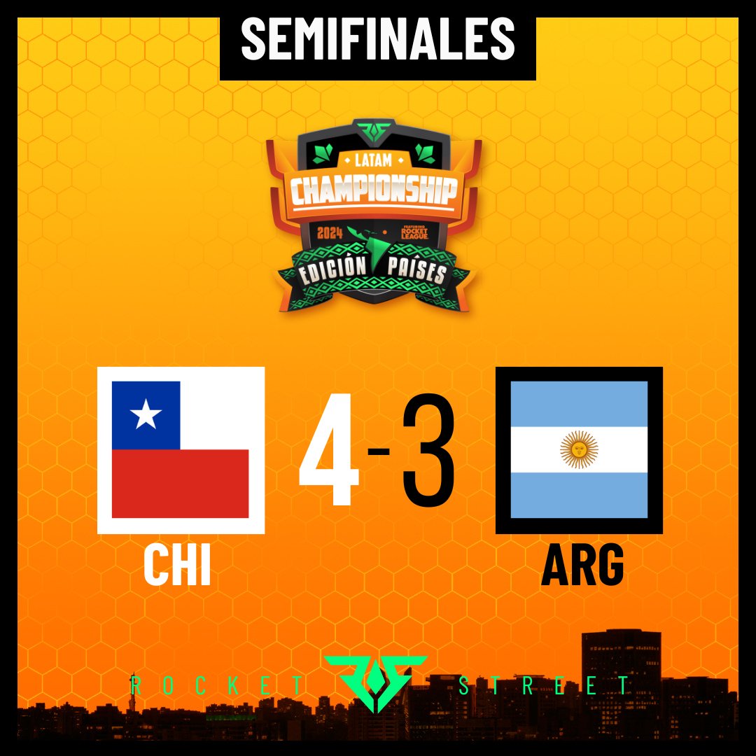 RocketStreet's tweet photo. ¡¡¡CHILE GANA EN EL MEJOR PARTIDO DEL TORNEO Y ENFRENTARÁ A BRASIL EN LA FINAL!!!

#LCEP https://t.co/22KKunDhAp