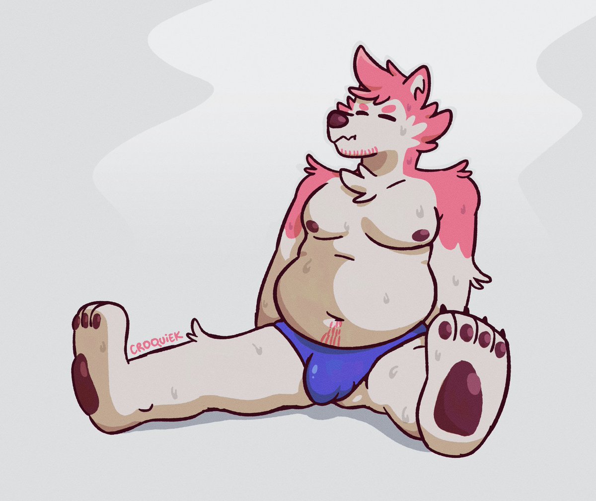 hot weather must be worst with fur 😭☀️