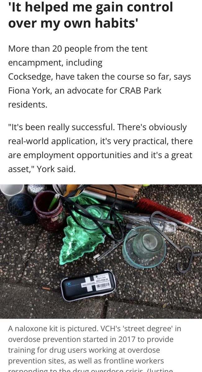 fionaeyork's tweet image. Officially FOUR former CRAB 🦀 Park residents have graduated from @VCHhealthcare Street Degree program
⛺️🙏🙏🦀🦀💕💕🍁🍁🏕️🏕️👍
#harmreduction #overdoseprevention #opiodcrisis #toxicdrugcrisis #encampments #communityexperts #livedexperience @CBCNews @CityNewsVAN @CAEHomelessness