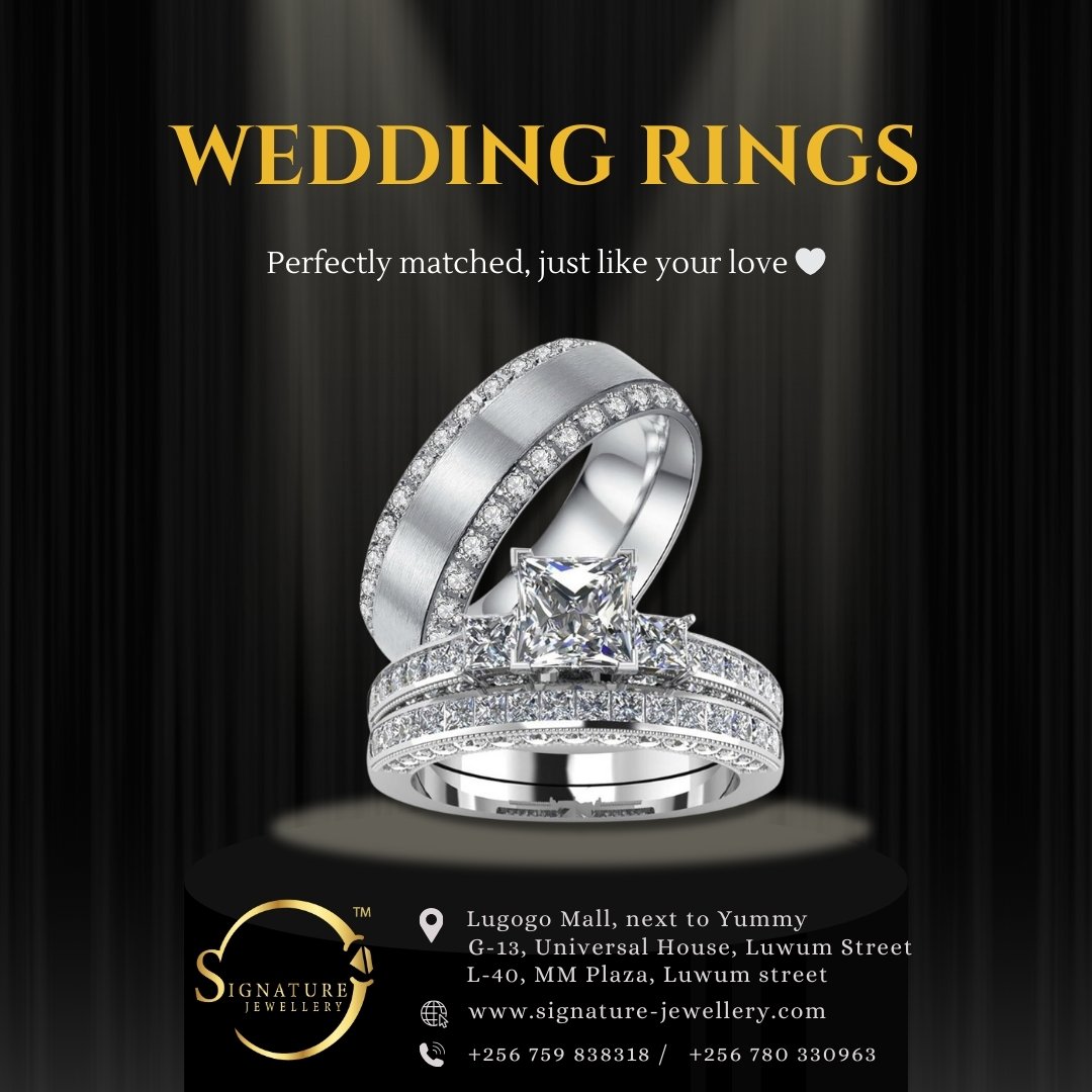 SignatureJewel6's tweet image. Perfectly matched, just like your love 🤍💍

Matching Wedding &amp;amp; Engagement Rings for your forever moments. 

#MatchingRings #WeddingRings #PureSilver #PureGold #DiamondRings #SignatureJewellery #Jewelry #Kampala #Uganda
