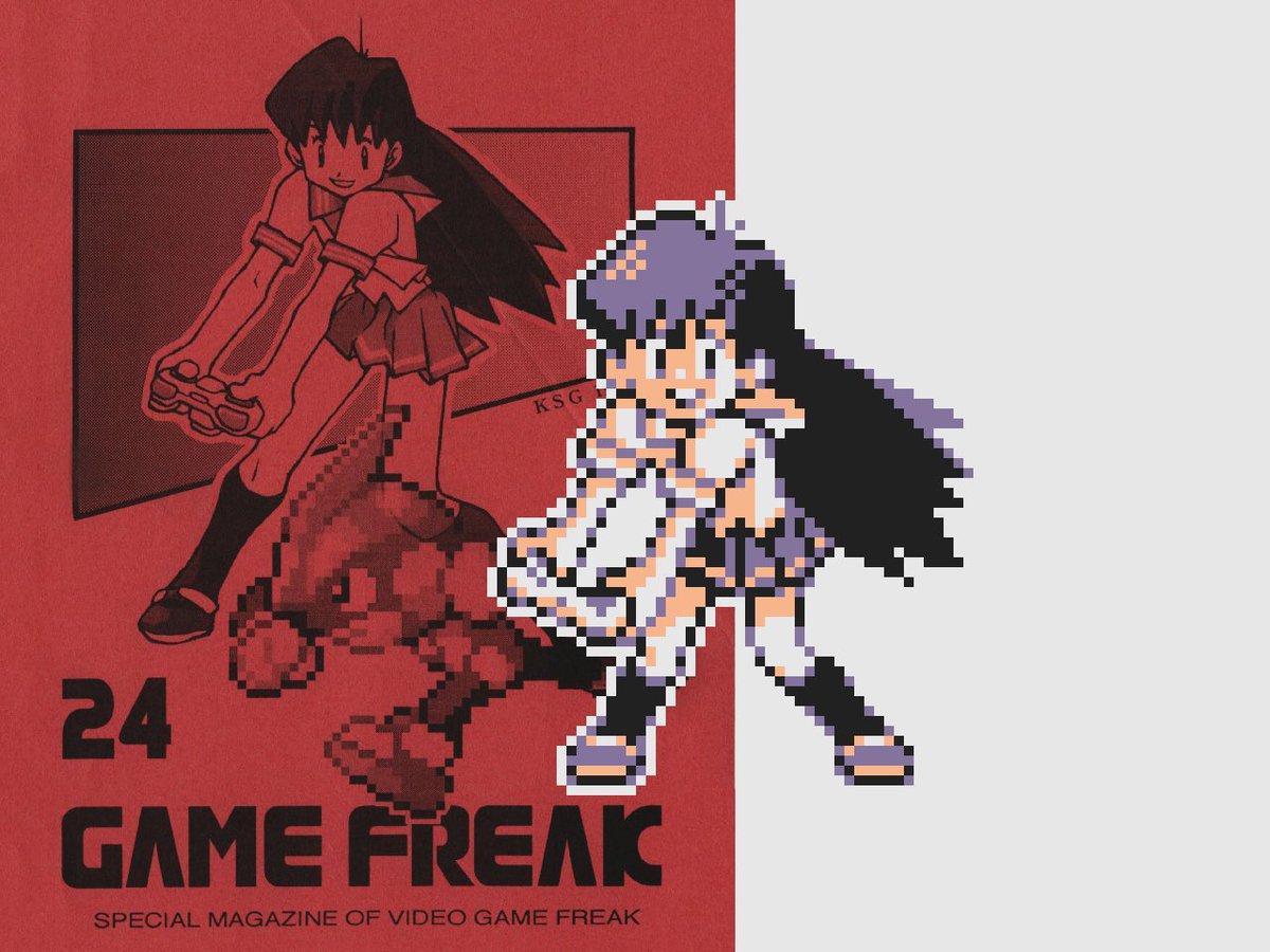 「I redrew the GAME FREAK magazine cover g」|TAHK0 ☕️のイラスト