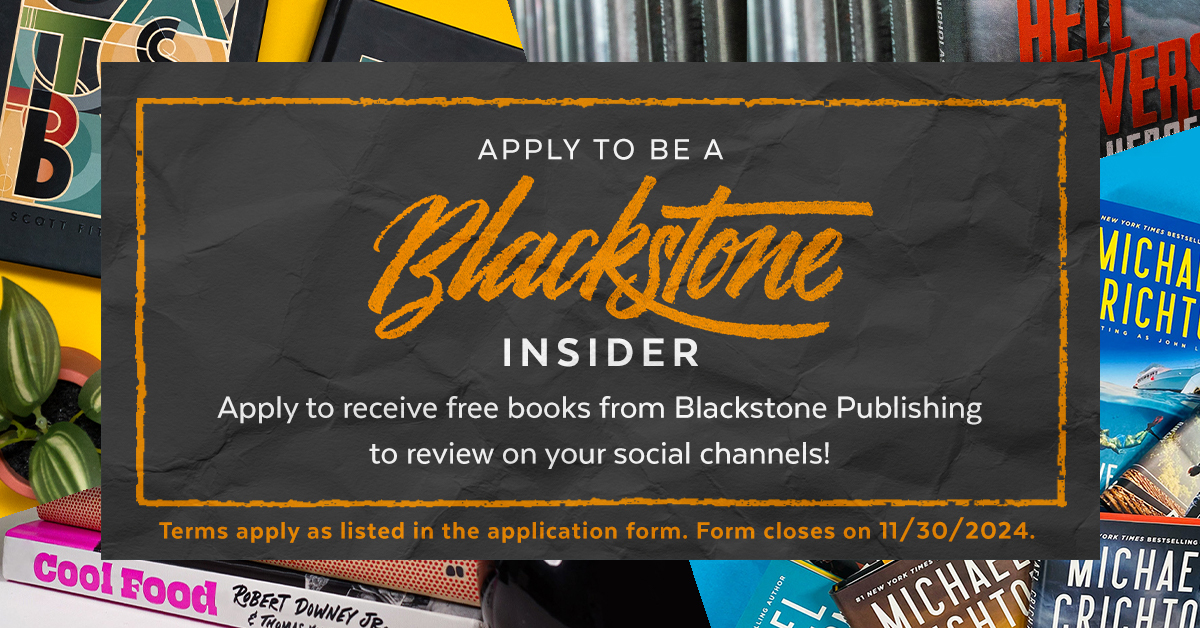 Calling all literary lovers and rave reviewers! 📅😱 This is your 3-DAY COUNTDOWN to enter Blackstone's #BlackstoneInsider influencer program designed for readers who can’t stop recommending their latest bookish obsessions!📅😱 

📲Apply now-11/30/24: forms.office.com/Pages/Response…