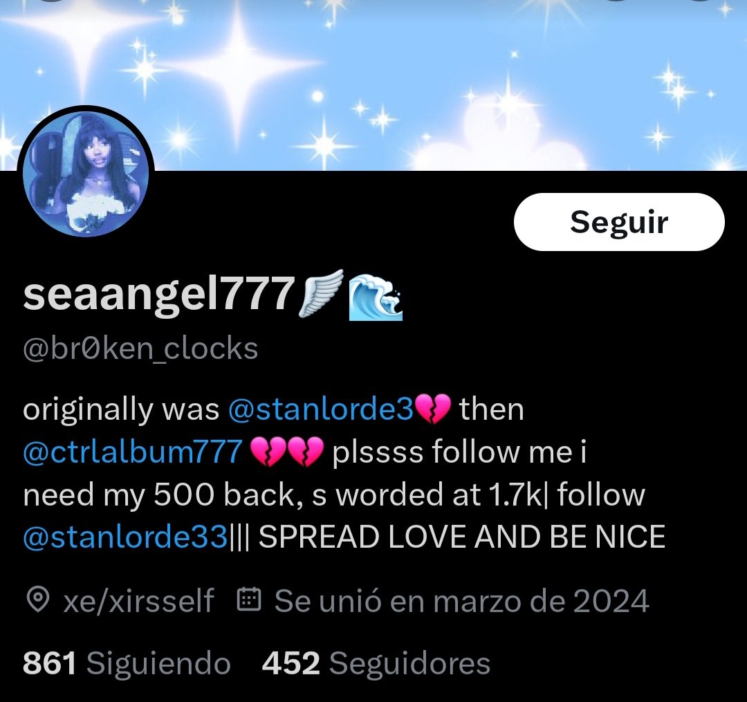 The tweet  |   the comments   |  the acc 

"Spread love and be nice" I'm dying 😭