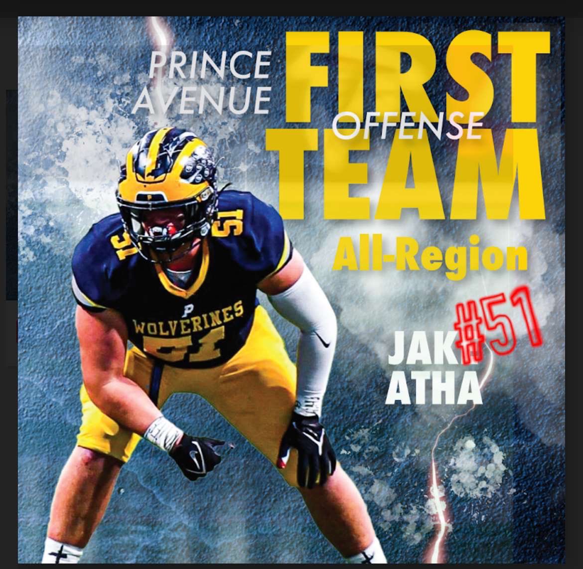Blessed to be named 1st Team All Region!🙏 <a href="/GVandagriff/">Greg Vandagriff</a> <a href="/CoachDollar21/">Rod Dollar</a> <a href="/CoachRicht/">Coach Richt</a> <a href="/PACSFB/">Prince Avenue Football</a> <a href="/OfficialGHSA/">GHSA</a> <a href="/RecruitGeorgia/">Recruit Georgia</a>