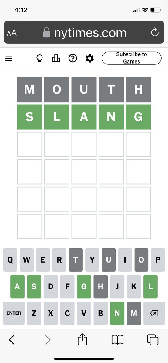 It’s the little things, y’all #wordle 🤓