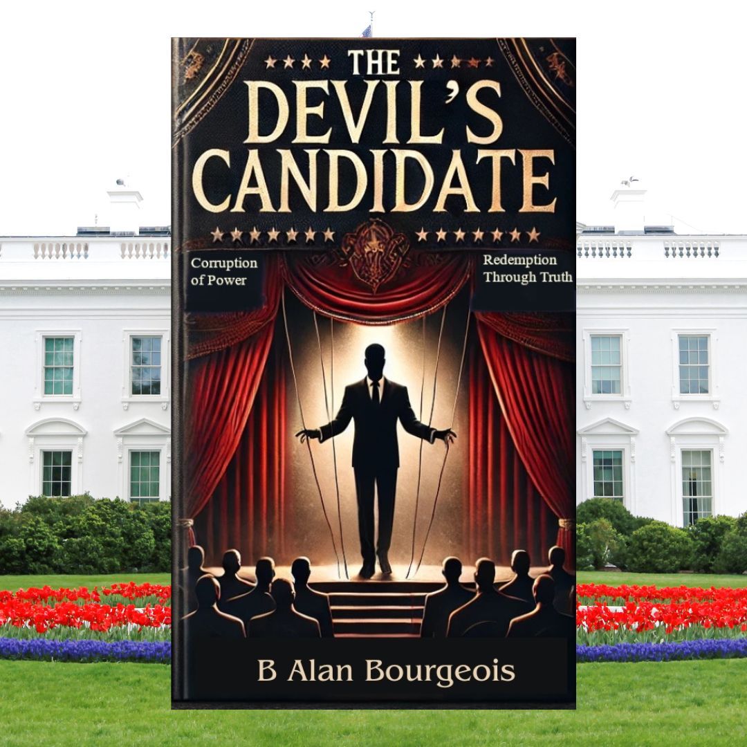 B4rBooks's tweet photo. A new short story The Devil's Candidate by B Alan Bourgeois is a glimmer of hope for the next 4 years, or is it telling the truth about how he won the presidency? Available here: https://t.co/ujvRdb3bAg https://t.co/eQE2Yvix9Y