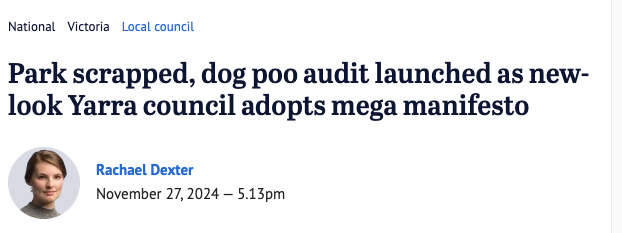 Ripping up bike lanes for more parking, cancelling a new park, giving public land to private developers, tax breaks for property owners, &amp; extra cops to police our young people at night.

These are policies you’d expect from Trump if he'd woke up as a Mayor in a progressive town.