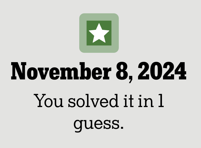 I was ready for this one
