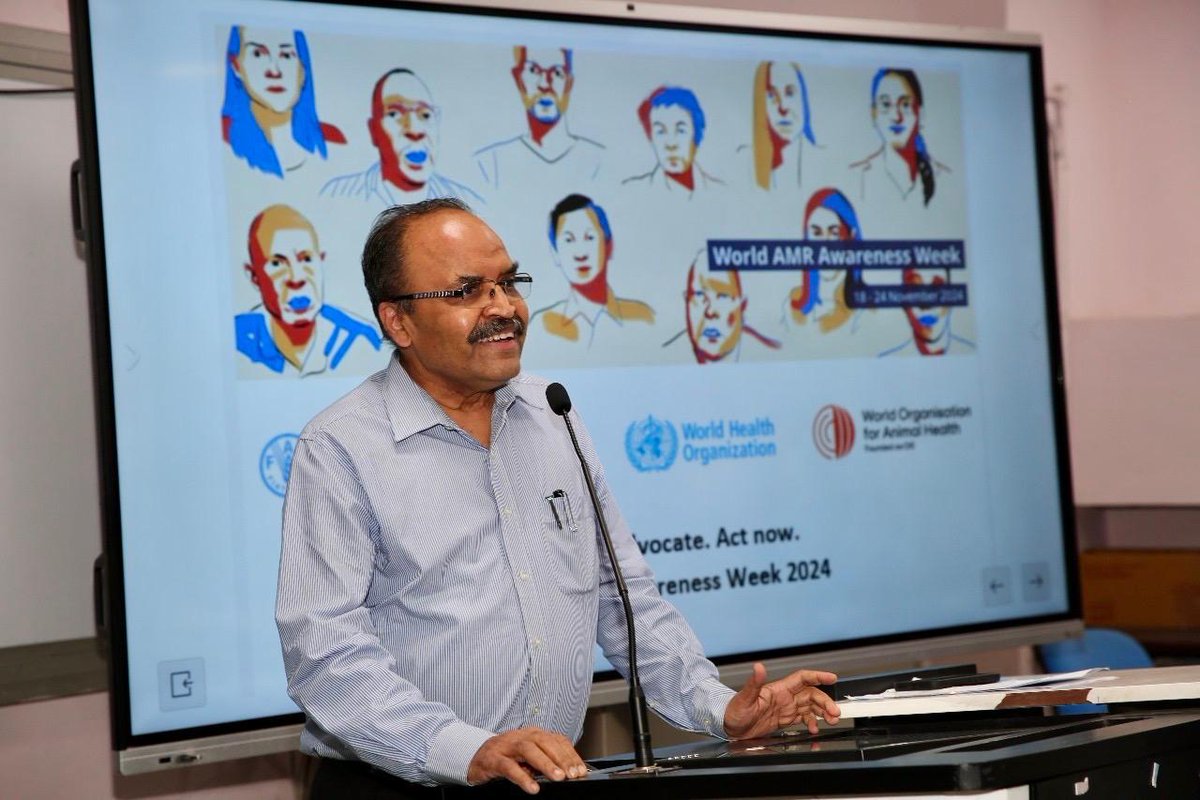 SJHDELHI's tweet photo. During #WAAW, Team HIC,Dept of Microbiology @SJHDELHI organized a program for MBBS students which included quiz and interactive talk by exMS Dr Sunil Gupta. MS,Dr Bansal &amp; exMS DrTalwar highlighted students’ roles in preventing AMR. Program was attended by Addl MS &amp; Dr R Sharma. https://t.co/weFGbutlnF