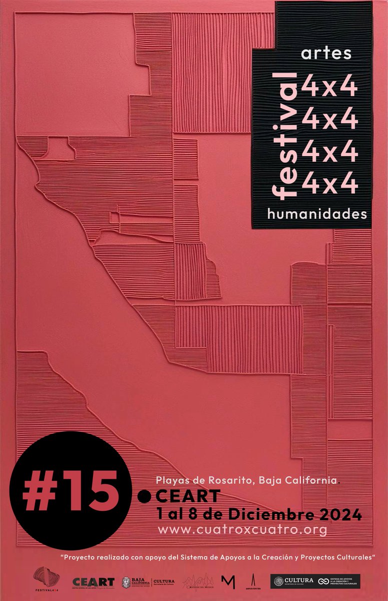 FESTIVAL4X4 #15  / <a href="/CeartRosarito/">CeartRosarito</a>
¡Nos vemos en el Pacífico Norte de México 🌊💙🔥⛰️⚡️🇲🇽
cuatroxcuatro.org/festival4x4.ht…
