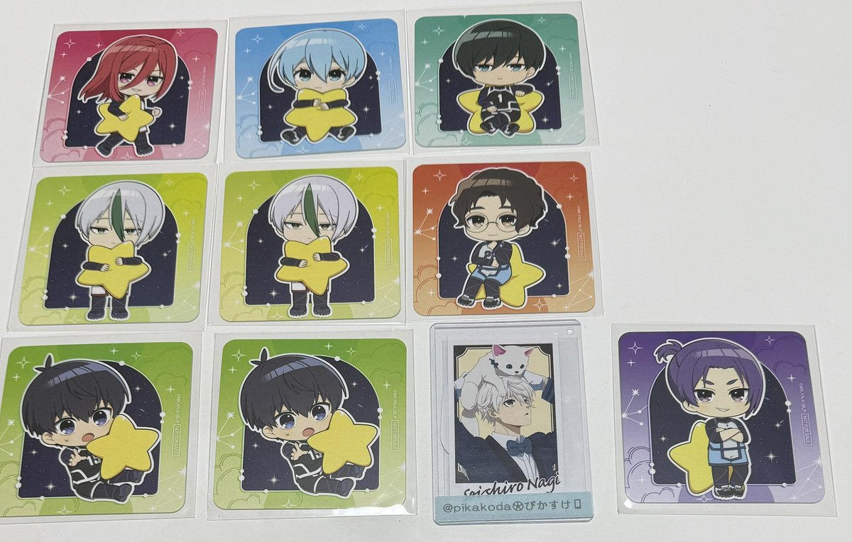 【交換】
ブルーロック たいやき ブルロ GIGO ブルーロック焼き たい焼き ドリンク ノベルティ 特典 コースター Finding Stars たい焼き

譲: 凛 潔 千切 乙夜 雪宮 氷織 
求: 同種凪

❤︎1:1〜交換可。11/29.12/1(亀戸)都内手渡しor郵送。初回リトリン有。先送り、送料負担可能。ATLお声掛け中