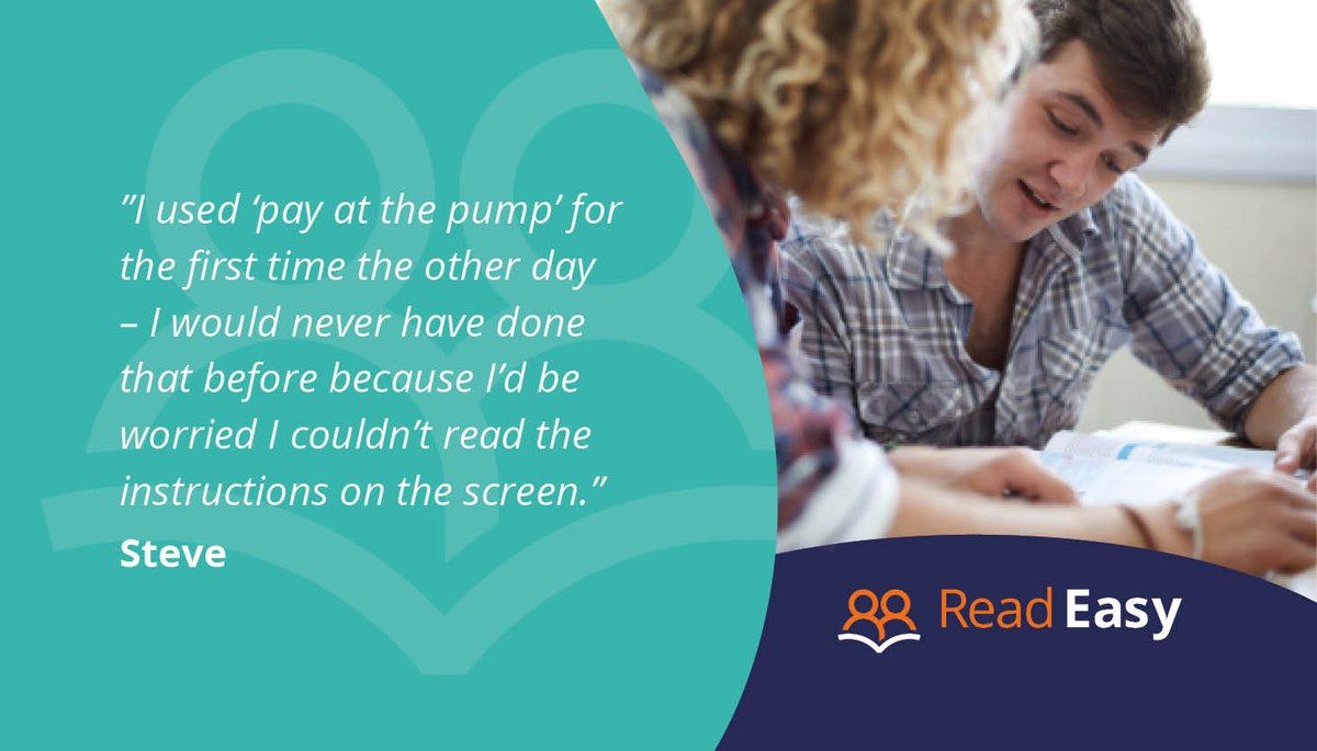 ReadEasyBath's tweet image. ⭐Volunteer with us and see how you can empower individuals like Steve to gain confidence day by day.

To find out more ➡ visit the link in our bio.

#EmpowerThroughReading #LiteracyAwareness #LiteracyMatters #AdultLiteracy #AdultLiteracyForLife