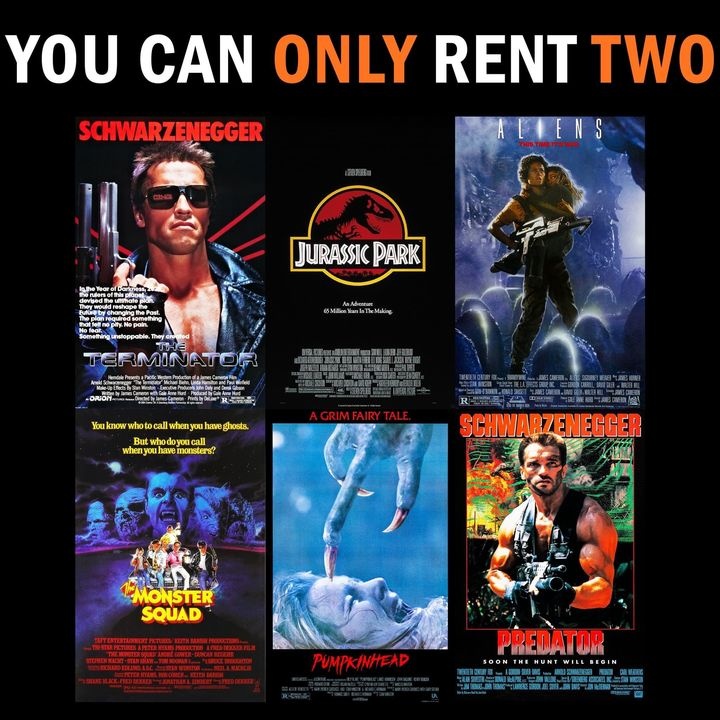 Imagine it's the early 90's and you're at <a href="/Blockbuster/">Blockbuster</a> Video on a Friday night. What are you renting? 📼

#vhs #blockbustervideo