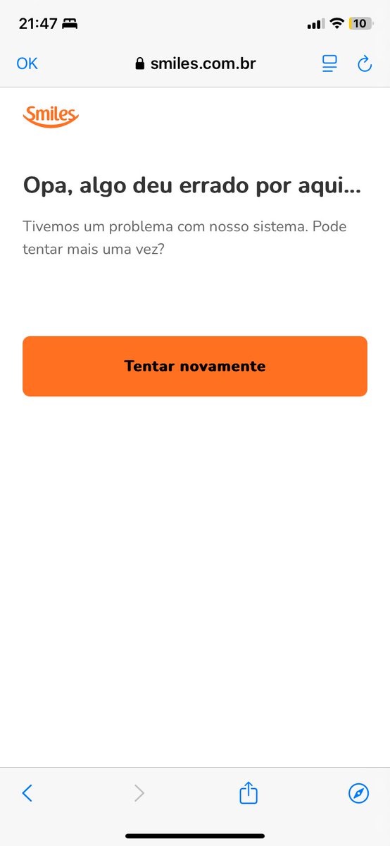 Dr_Ericles's tweet photo. @SmilesOficial tento de toda forma acessar o Shopping Smiles e plataforma não deixa, já tentei pelo note e celular e me impedem de trocar meus pontos. https://t.co/IdZWfqM39i