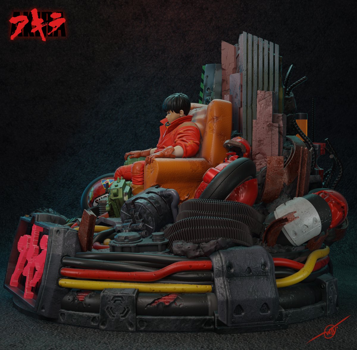 Wilrock22's tweet photo. KANEDA
hi everyone
your ok?
I present to you today my new project i love AKIRA the great work of Katsuhiro Otomo i loved modeling this scene and this character
i hope you like this work
#AKIRA #kanedaakira #fanart #katsuhirootomo
#anime #manga https://t.co/BKCgydcBtb