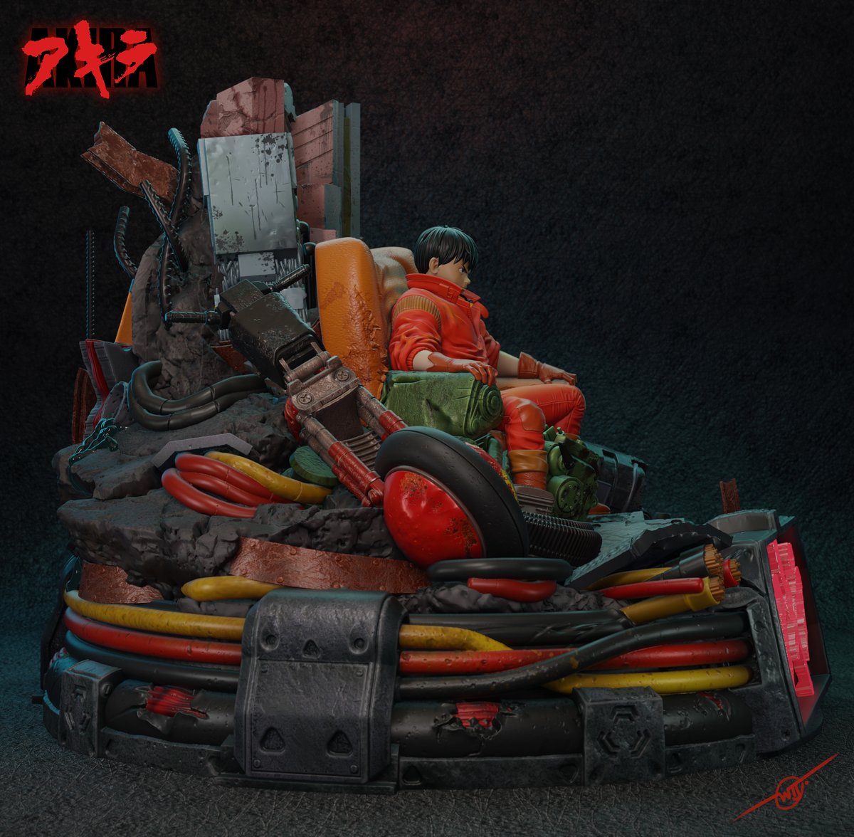 Wilrock22's tweet photo. KANEDA
hi everyone
your ok?
I present to you today my new project i love AKIRA the great work of Katsuhiro Otomo i loved modeling this scene and this character
i hope you like this work
#AKIRA #kanedaakira #fanart #katsuhirootomo
#anime #manga https://t.co/BKCgydcBtb
