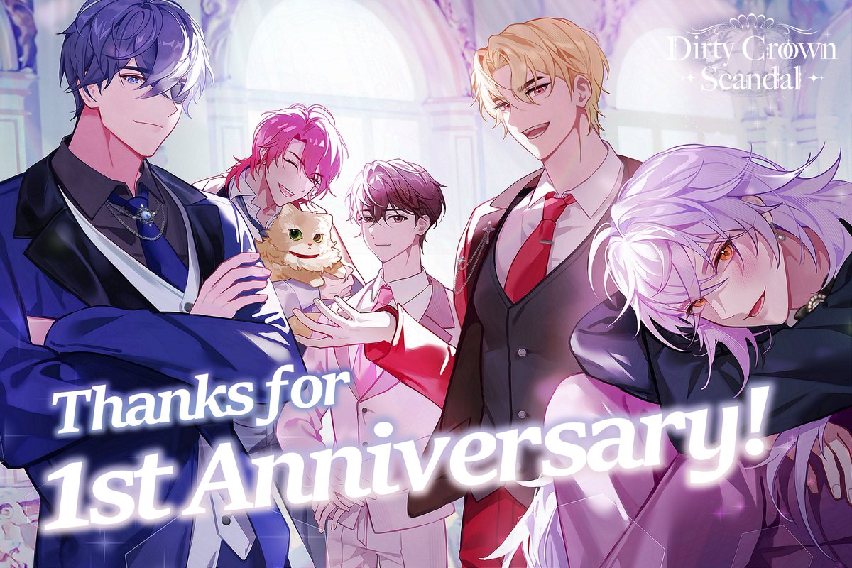nanva_bl's tweet photo. 🎉 Dirty Crown Scandal: 1st Anniversary! 🎉

Thank you for all the love and support! 💕 
Celebrate this special day with us and enjoy the Dirty Crown Scandal experience!

#BL #BoysLove #Anniversary #DirtyCrownScandal https://t.co/ymFEMYc5Pe