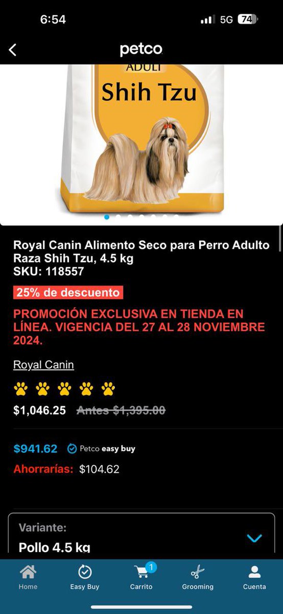 Oye <a href="/PetcoMexico/">Petco México</a> como o de qué se trata?
Quiero comprar croquetas en línea y sale un precio y al comprarlo sale otro? Nombre y con los días de vigencia ahí! Gracias pero no gracias
