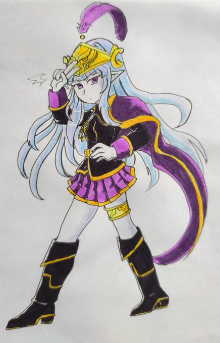 #よその子にうちの子のポーズをとらせる今回は黄鳩さん( )ちの、そしてかつて属させていただいていたPFFK蛇甲師団アジダハーカのシルシュ団長。周防(忍)「…ビミョーに違うしそれ以上にやたらキレッキレなのは何故なのか…」申し訳ありませんでした…!(土下座 