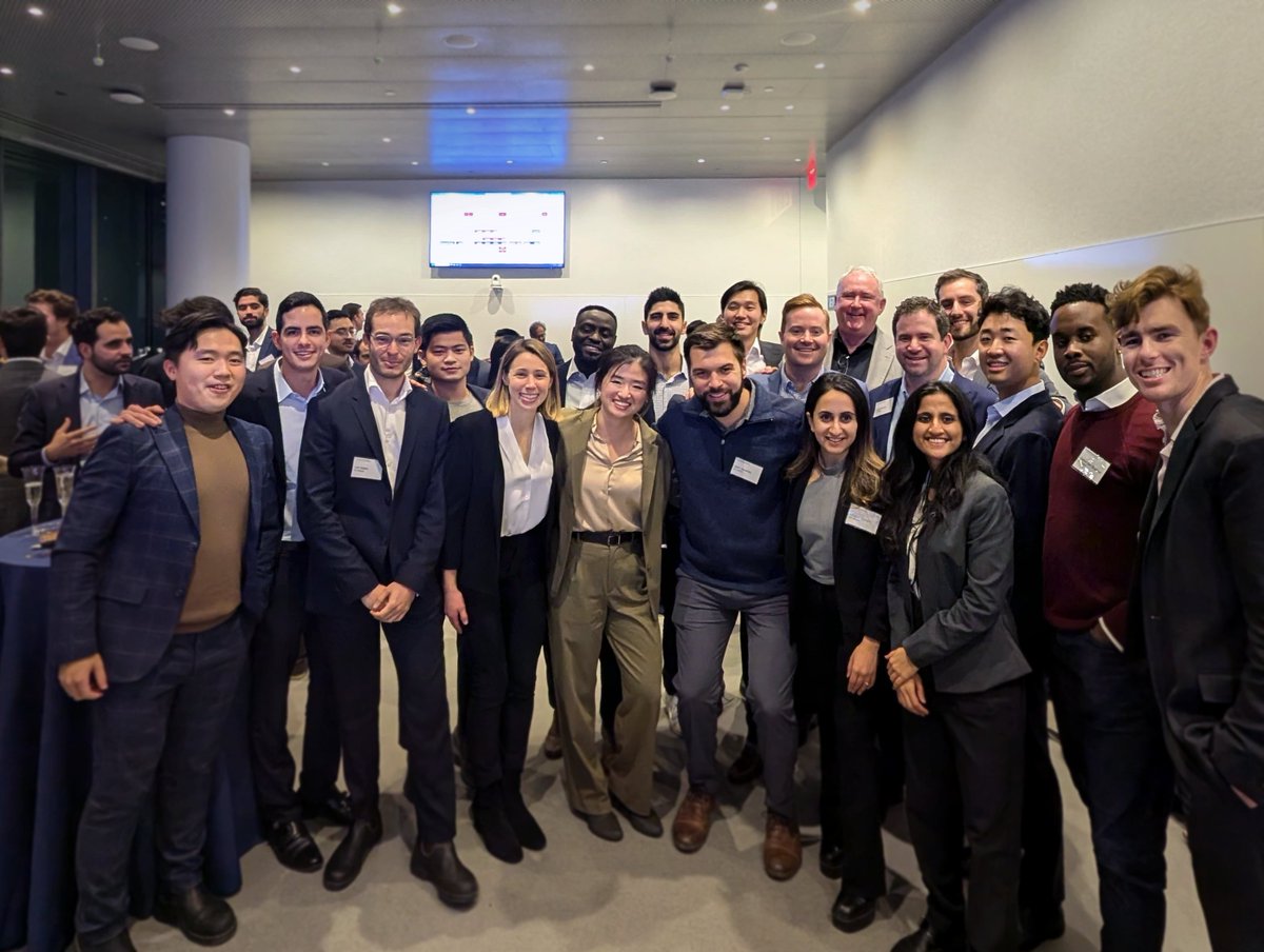 MITCRE's tweet photo. This past weekend #MITCRE students traveled to @Columbia_Biz to attend the 2024 Joint Ventures event in #NYC. Cheers to the conclusion of the day-long #competition with @nyuniversity and @Columbia!
#realestate #graduateschool https://t.co/x0mni52but