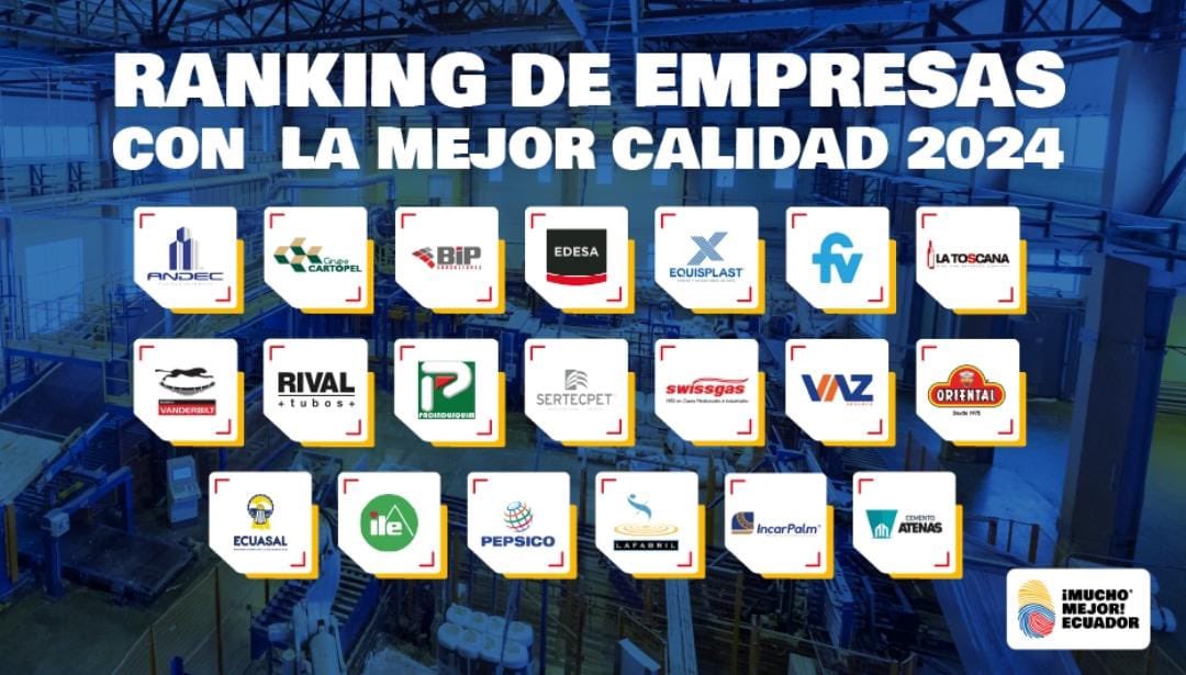 Estamos muy orgullosos de nuestras empresas Resortes Vanderbilt y Cemento Atenas por el reconocimiento de Mucho Mejor Ecuador a su calidad 
#OrgulloGIG #ElClienteMueveNuestroMundo