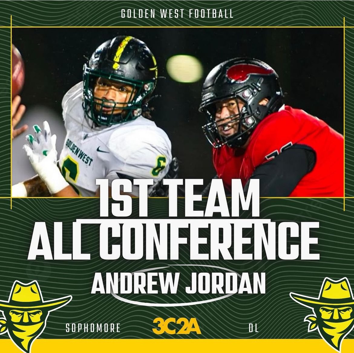 andrew jordan (@andrewjordan52) on Twitter photo Blessed to be named 1st TEAM all-conference! <a href="/PatrickLaumatia/">CoachPat</a> <a href="/CoachMitchGW/">Nick Mitchell</a> <a href="/CoachSavea57/">Savea Harrington</a> <a href="/Roman_Kafentzis/">Roman Kafentzis</a> @LocksmithGw <a href="/CoachSeleGW/">Coach Sele</a> <a href="/GWCfootball/">Golden West College Football</a> Blessed to be named 1st TEAM all-conference! <a href="/PatrickLaumatia/">CoachPat</a> <a href="/CoachMitchGW/">Nick Mitchell</a> <a href="/CoachSavea57/">Savea Harrington</a> <a href="/Roman_Kafentzis/">Roman Kafentzis</a> @LocksmithGw <a href="/CoachSeleGW/">Coach Sele</a> <a href="/GWCfootball/">Golden West College Football</a>