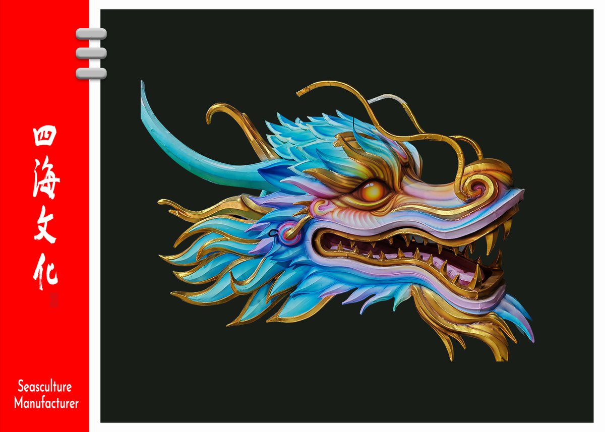 Details make the difference. With intricate hand-carvings, every expression change in this dragon lantern conveys distinct emotions, touching the heart. #Craftsmanship #EmotionalResonance #BeautyOfArt  #IntangibleCulturalHeritage #Lantern #Lanternfestival