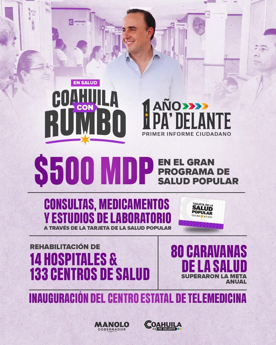 En salud, #Coahuila con rumbo
