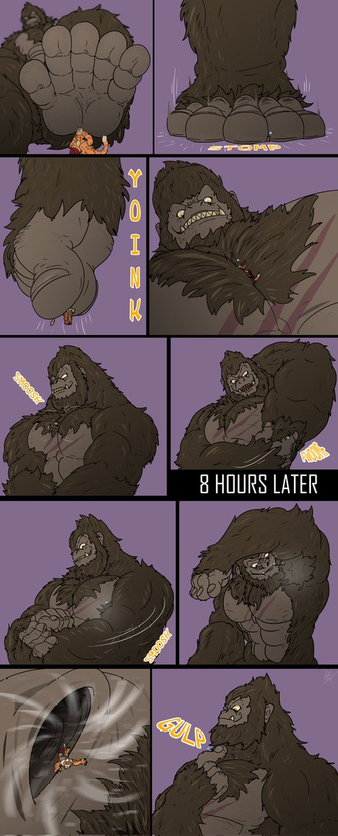 Bonk (@hasdarkvision) on Twitter photo King Kong is NAUGHTY when he catches small tigers out in the open!
Thanks <a href="/smoltrashraptor/">SMOL TRASH RAPTOR</a>! King Kong is NAUGHTY when he catches small tigers out in the open!
Thanks <a href="/smoltrashraptor/">SMOL TRASH RAPTOR</a>!